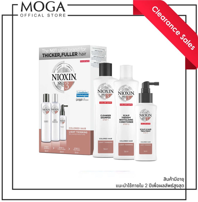 SALE 30% Nioxin Kit System 3 150+150+50ml