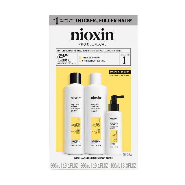 Nioxin System 1 Kit 300+300+100Ml