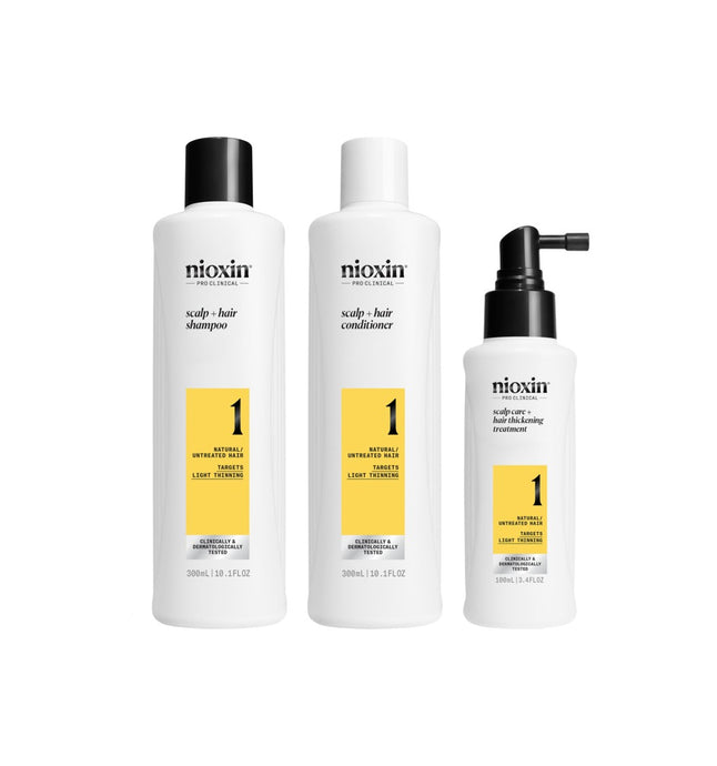 Nioxin System 1 Kit 300+300+100Ml