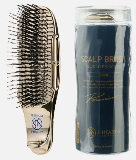 Scalp Brush World Premium (Short) - Clear Case